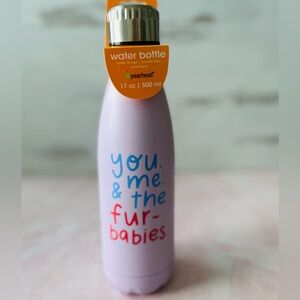 Pearhead Lavender Water Bottle with Colorful Text